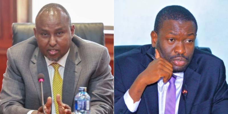 Collage of Suna East MP Junet Mohamed and Nairobi Senator Edwin Sifuna.